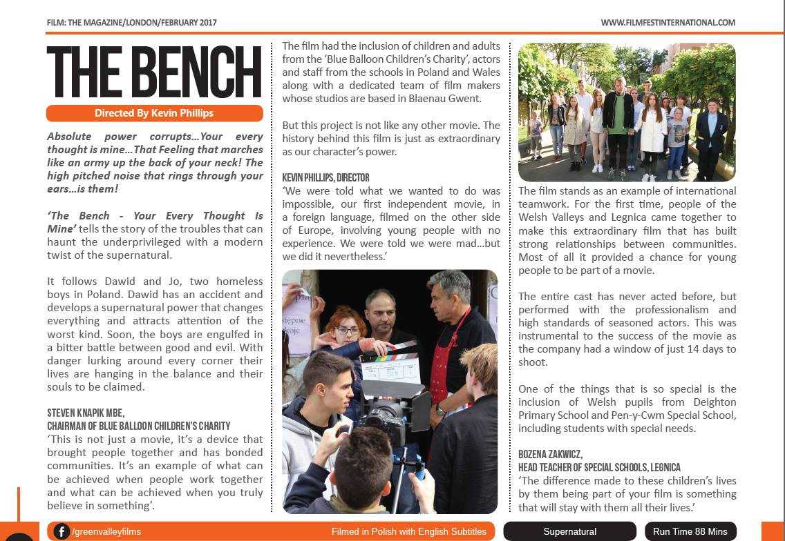 The Bench - Green Valley Film Productions Movies